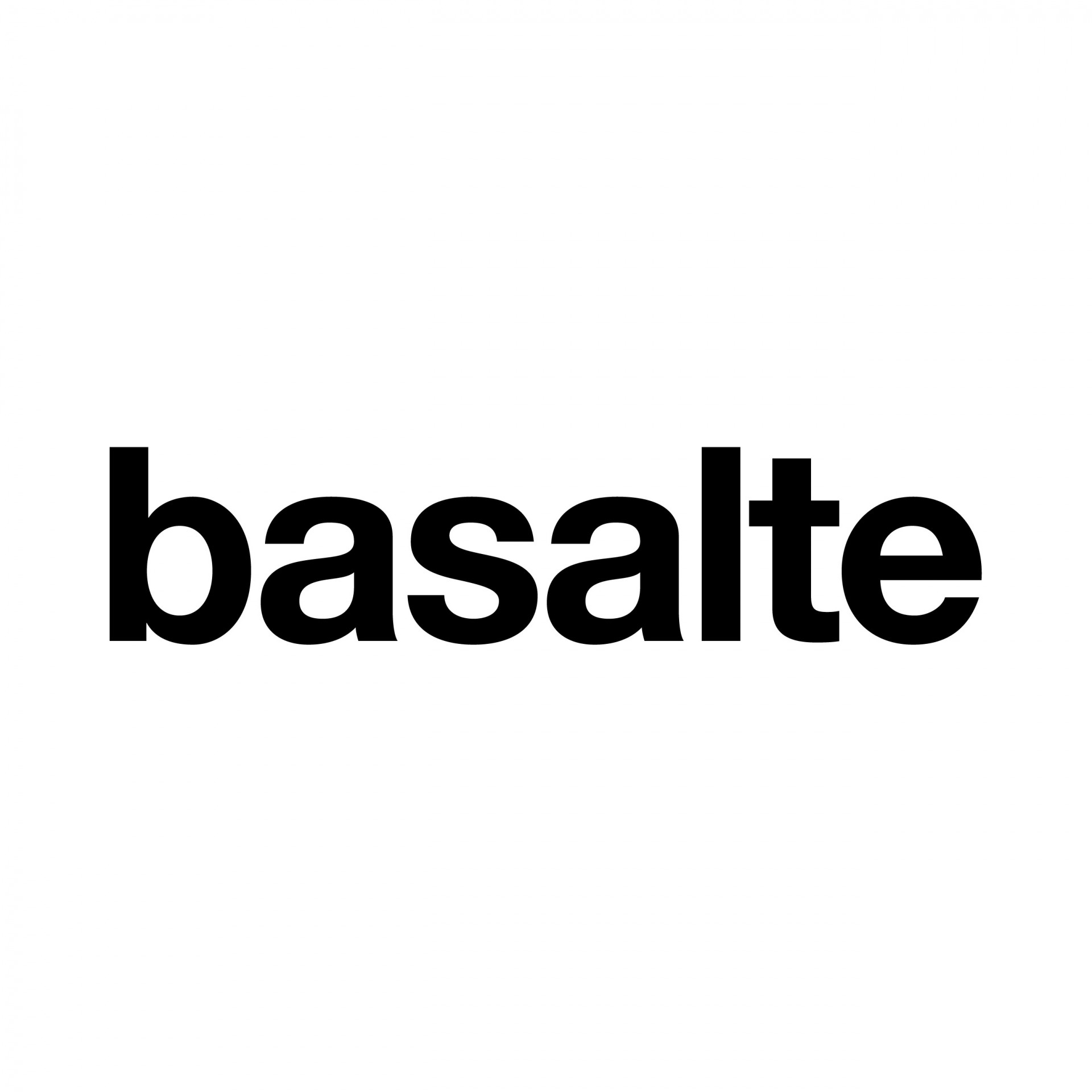 Basalte logo - black - web quadratisch